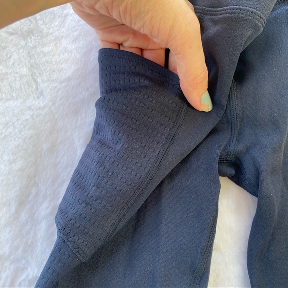 Fabletics Super Knits Navy Blue Leggings - Picture 2 of 14